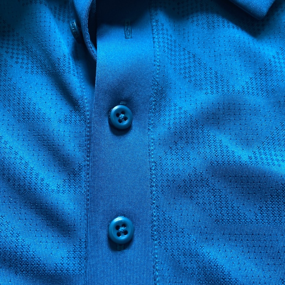 Under Armour Men's teal Polo Shirt - Picture 3 of 4